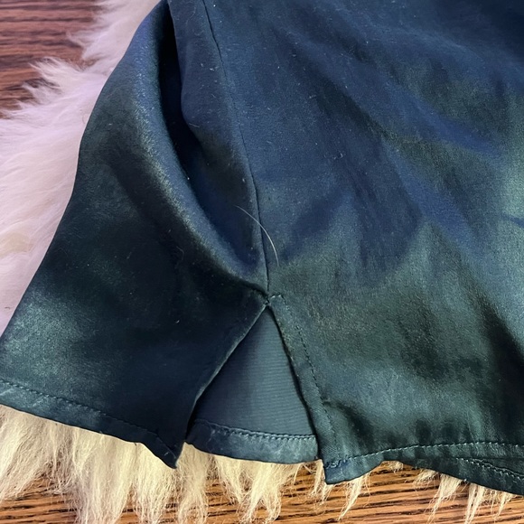 Emerald green slip dress - Picture 3 of 3